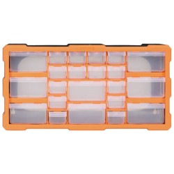 vidaXL Multi-Schubladen-Organizer mit 22 Schubladen 49x16x25,5 cm 