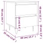 vidaXL Nachttische 2 Stk. Weiß 40x35x50 cm Holzwerkstoff vidaXL Nachttische 2 Stk. Weiß 40x35x50 cm Holzwerkstoff
