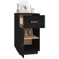 vidaXL Schreibtisch-Schrank Schwarz 40x50x75 cm Massivholz Kiefer vidaXL Schreibtisch-Schrank Schwarz 40x50x75 cm Massivholz Kiefer