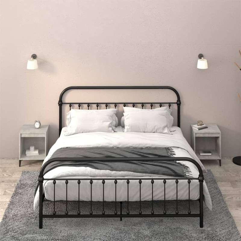 vidaXL Nachttische 2 Stk. Betongrau 40x35x50 cm vidaXL Nachttische 2 Stk. Betongrau 40x35x50 cm