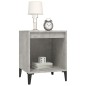 vidaXL Nachttische 2 Stk. Betongrau 40x35x50 cm vidaXL Nachttische 2 Stk. Betongrau 40x35x50 cm