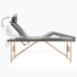 vidaXL Massageliege 4-Zonen Holzgestell Anthrazit 186x68 cm vidaXL Massageliege 4-Zonen Holzgestell Anthrazit 186x68 cm