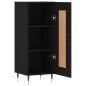 vidaXL Sideboard Schwarz 34,5x34x90 cm Holzwerkstoff vidaXL Sideboard Schwarz 34,5x34x90 cm Holzwerkstoff