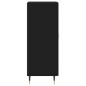 vidaXL Sideboard Schwarz 34,5x34x90 cm Holzwerkstoff vidaXL Sideboard Schwarz 34,5x34x90 cm Holzwerkstoff