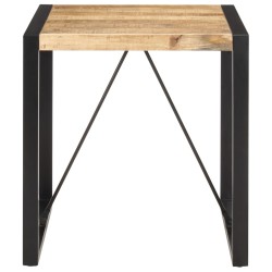 vidaXL Esstisch 70x70x75 cm Raues Mango-Massivholz