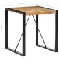 vidaXL Esstisch 70x70x75 cm Raues Mango-Massivholz vidaXL Esstisch 70x70x75 cm Raues Mango-Massivholz