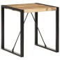 vidaXL Esstisch 70x70x75 cm Raues Mango-Massivholz vidaXL Esstisch 70x70x75 cm Raues Mango-Massivholz