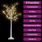 vidaXL Weihnachtsbaum 120 LEDs 1,2 m Warmweiß Weide Indoor Outdoor vidaXL Weihnachtsbaum 120 LEDs 1,2 m Warmweiß Weide Indoor Outdoor