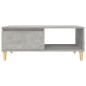 vidaXL Couchtisch Betongrau 90x50x36,5 cm Holzwerkstoff vidaXL Couchtisch Betongrau 90x50x36,5 cm Holzwerkstoff