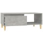 vidaXL Couchtisch Betongrau 90x50x36,5 cm Holzwerkstoff vidaXL Couchtisch Betongrau 90x50x36,5 cm Holzwerkstoff