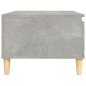 vidaXL Couchtisch Betongrau 90x50x36,5 cm Holzwerkstoff vidaXL Couchtisch Betongrau 90x50x36,5 cm Holzwerkstoff