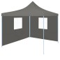 vidaXL Profi-Partyzelt Faltbar mit 2 Seitenwänden 2×2m Stahl Anthrazit vidaXL Profi-Partyzelt Faltbar mit 2 Seitenwänden 2×2m Stahl Anthrazit
