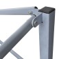 vidaXL Profi-Partyzelt Faltbar mit 2 Seitenwänden 2×2m Stahl Anthrazit vidaXL Profi-Partyzelt Faltbar mit 2 Seitenwänden 2×2m Stahl Anthrazit
