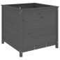 vidaXL Pflanzkübel Grau 82,5x82,5x78 cm Massivholz Kiefer vidaXL Pflanzkübel Grau 82,5x82,5x78 cm Massivholz Kiefer