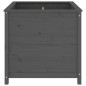 vidaXL Pflanzkübel Grau 82,5x82,5x78 cm Massivholz Kiefer vidaXL Pflanzkübel Grau 82,5x82,5x78 cm Massivholz Kiefer