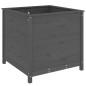 vidaXL Pflanzkübel Grau 82,5x82,5x78 cm Massivholz Kiefer vidaXL Pflanzkübel Grau 82,5x82,5x78 cm Massivholz Kiefer