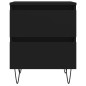 vidaXL Nachttisch Schwarz 40x35x50 cm Holzwerkstoff vidaXL Nachttisch Schwarz 40x35x50 cm Holzwerkstoff