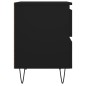 vidaXL Nachttisch Schwarz 40x35x50 cm Holzwerkstoff vidaXL Nachttisch Schwarz 40x35x50 cm Holzwerkstoff