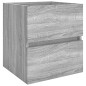 vidaXL Waschbeckenschrank Grau Sonoma 41x38,5x45 cm Holzwerkstoff vidaXL Waschbeckenschrank Grau Sonoma 41x38,5x45 cm Holzwerkstoff