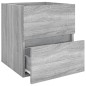 vidaXL Waschbeckenschrank Grau Sonoma 41x38,5x45 cm Holzwerkstoff vidaXL Waschbeckenschrank Grau Sonoma 41x38,5x45 cm Holzwerkstoff