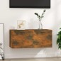 vidaXL Wandschrank Räuchereiche 80x35x36,5 cm Holzwerkstoff vidaXL Wandschrank Räuchereiche 80x35x36,5 cm Holzwerkstoff