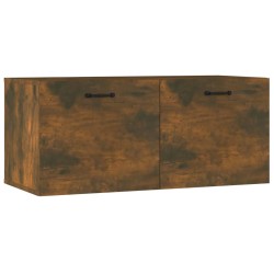 vidaXL Wandschrank Räuchereiche 80x35x36,5 cm Holzwerkstoff