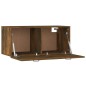 vidaXL Wandschrank Räuchereiche 80x35x36,5 cm Holzwerkstoff vidaXL Wandschrank Räuchereiche 80x35x36,5 cm Holzwerkstoff