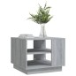 vidaXL Couchtisch Grau Sonoma 55x55x43 cm Holzwerkstoff vidaXL Couchtisch Grau Sonoma 55x55x43 cm Holzwerkstoff