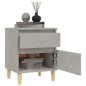 vidaXL Nachttische 2 Stk. Betongrau 40x35x50 cm vidaXL Nachttische 2 Stk. Betongrau 40x35x50 cm
