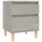 vidaXL Nachttische 2 Stk. Betongrau 40x35x50 cm vidaXL Nachttische 2 Stk. Betongrau 40x35x50 cm
