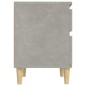 vidaXL Nachttische 2 Stk. Betongrau 40x35x50 cm vidaXL Nachttische 2 Stk. Betongrau 40x35x50 cm