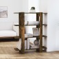 vidaXL Bücherregal/Raumteiler Räuchereiche 100×30×123,5 cm vidaXL Bücherregal/Raumteiler Räuchereiche 100×30×123,5 cm