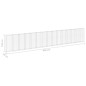 vidaXL Gabionenwand mit Abdeckung Verzinkter Stahl 900x30x150 cm vidaXL Gabionenwand mit Abdeckung Verzinkter Stahl 900x30x150 cm