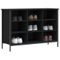 vidaXL Schuhregal Schwarz 100x35x70 cm Holzwerkstoff vidaXL Schuhregal Schwarz 100x35x70 cm Holzwerkstoff