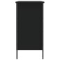 vidaXL Schuhregal Schwarz 100x35x70 cm Holzwerkstoff vidaXL Schuhregal Schwarz 100x35x70 cm Holzwerkstoff