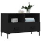 vidaXL TV-Schrank Schwarz 80x36x50 cm Holzwerkstoff vidaXL TV-Schrank Schwarz 80x36x50 cm Holzwerkstoff