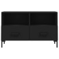 vidaXL TV-Schrank Schwarz 80x36x50 cm Holzwerkstoff vidaXL TV-Schrank Schwarz 80x36x50 cm Holzwerkstoff