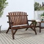 vidaXL Gartenbank 2-Sitzer 119x85x98 cm Massivholz Fichte vidaXL Gartenbank 2-Sitzer 119x85x98 cm Massivholz Fichte