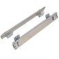 vidaXL Einbauschublade Korbauszug 2 Stk. Silbern 500 mm vidaXL Einbauschublade Korbauszug 2 Stk. Silbern 500 mm