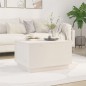vidaXL Couchtisch Weiß 60x50x35 cm Massivholz Kiefer vidaXL Couchtisch Weiß 60x50x35 cm Massivholz Kiefer