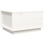 vidaXL Couchtisch Weiß 60x50x35 cm Massivholz Kiefer vidaXL Couchtisch Weiß 60x50x35 cm Massivholz Kiefer