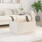 vidaXL Couchtisch Weiß 60x50x35 cm Massivholz Kiefer vidaXL Couchtisch Weiß 60x50x35 cm Massivholz Kiefer
