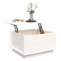 vidaXL Couchtisch Weiß 60x50x35 cm Massivholz Kiefer vidaXL Couchtisch Weiß 60x50x35 cm Massivholz Kiefer