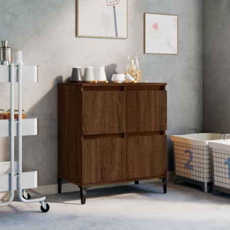 vidaXL Sideboard Braun Eichen-Optik 60x35x70 cm Holzwerkstoff