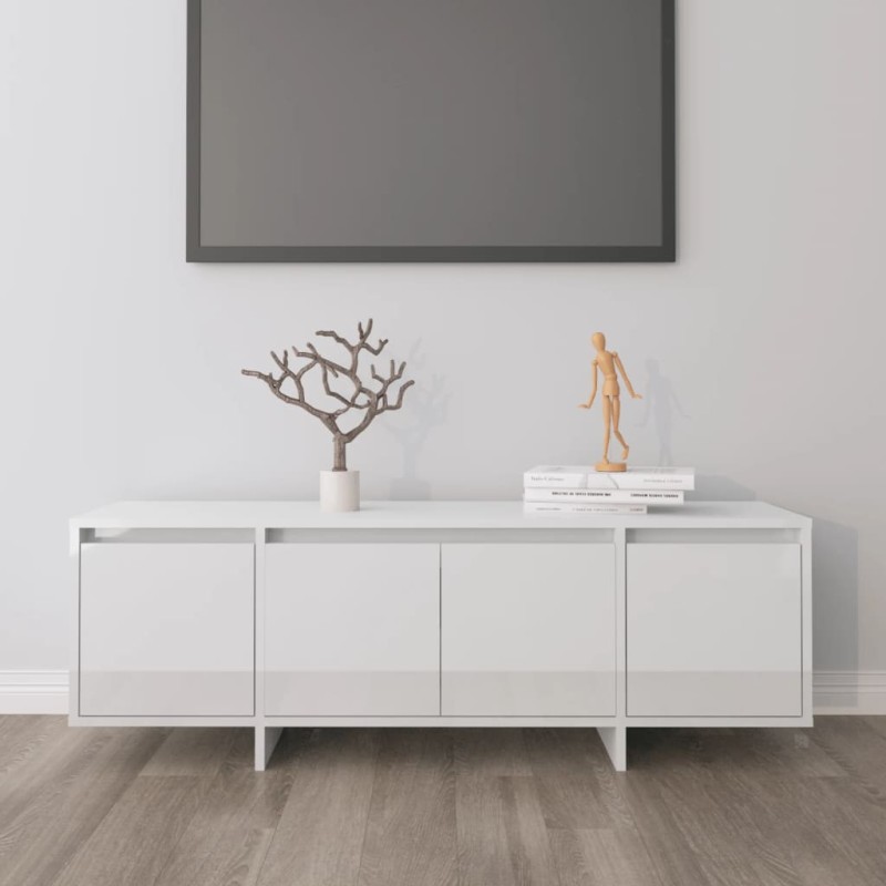 vidaXL TV-Schrank Hochglanz-Weiß 120x30x40,5 cm Holzwerkstoff vidaXL TV-Schrank Hochglanz-Weiß 120x30x40,5 cm Holzwerkstoff