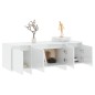 vidaXL TV-Schrank Hochglanz-Weiß 120x30x40,5 cm Holzwerkstoff vidaXL TV-Schrank Hochglanz-Weiß 120x30x40,5 cm Holzwerkstoff