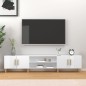 vidaXL TV-Schrank Hochglanz-Weiß 180x31,5x40 cm Holzwerkstoff vidaXL TV-Schrank Hochglanz-Weiß 180x31,5x40 cm Holzwerkstoff