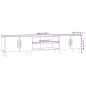 vidaXL TV-Schrank Hochglanz-Weiß 180x31,5x40 cm Holzwerkstoff vidaXL TV-Schrank Hochglanz-Weiß 180x31,5x40 cm Holzwerkstoff