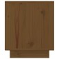 vidaXL Nachttisch Honigbraun 40x34x40 cm Massivholz Kiefer vidaXL Nachttisch Honigbraun 40x34x40 cm Massivholz Kiefer