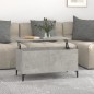vidaXL Couchtisch Betongrau 90x44,5x45 cm Holzwerkstoff vidaXL Couchtisch Betongrau 90x44,5x45 cm Holzwerkstoff